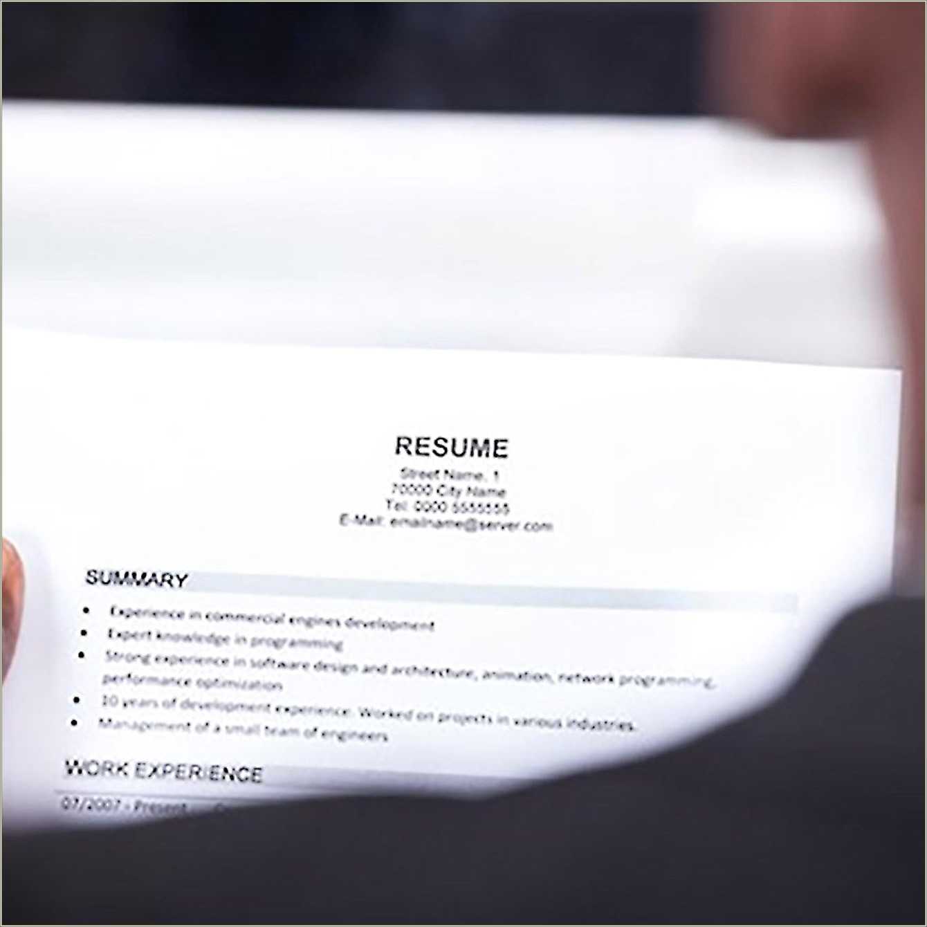 10 Tips To A Good Resume - Resume Example Gallery