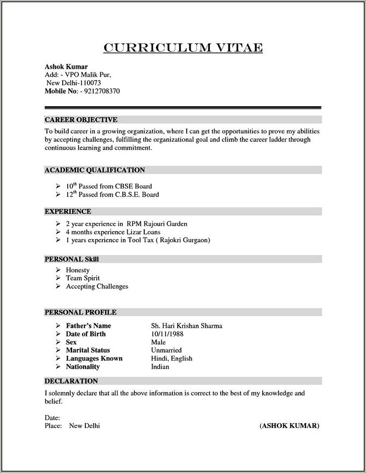 3-month-job-resume-on-cv-resume-example-gallery