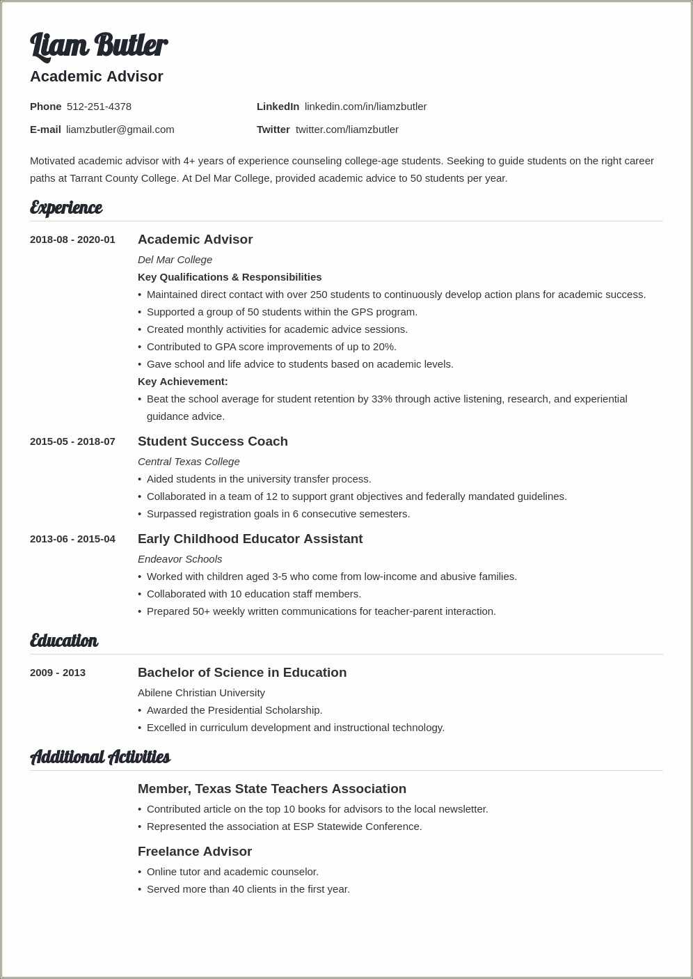 student-advisor-resume-objective-statement-resume-example-gallery