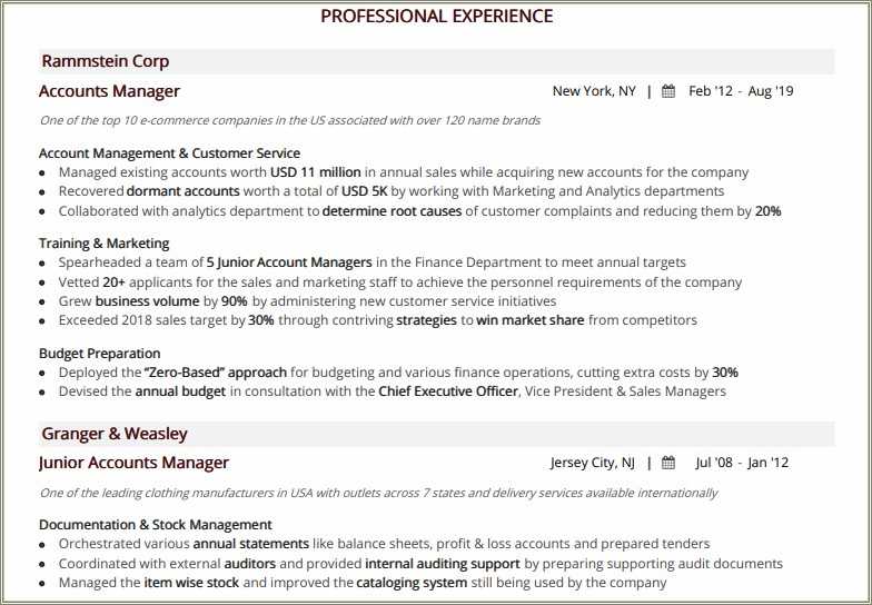 account-manager-resume-objective-statement-resume-example-gallery