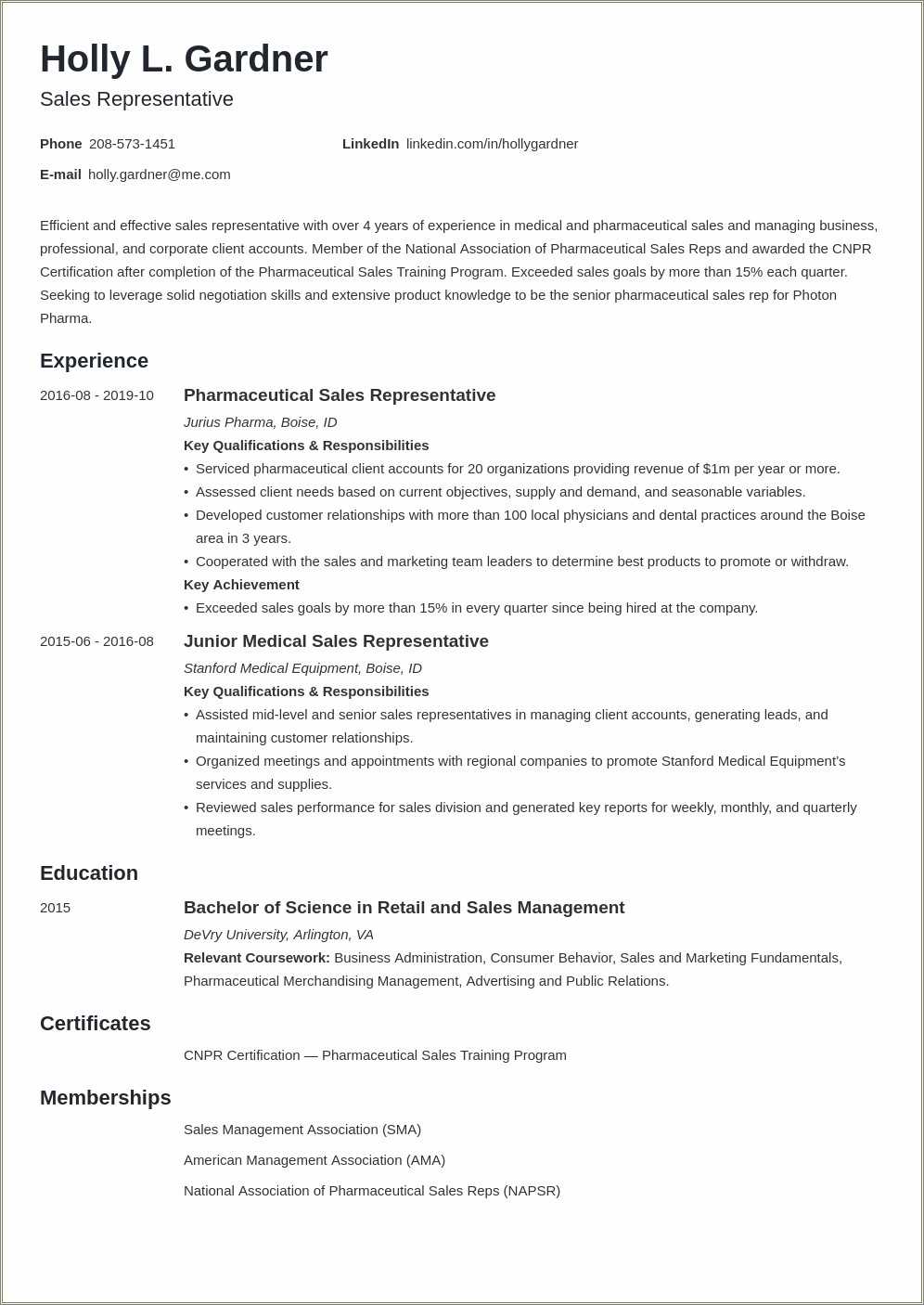 Customer Account Representative Resume Example - Resume Example Gallery