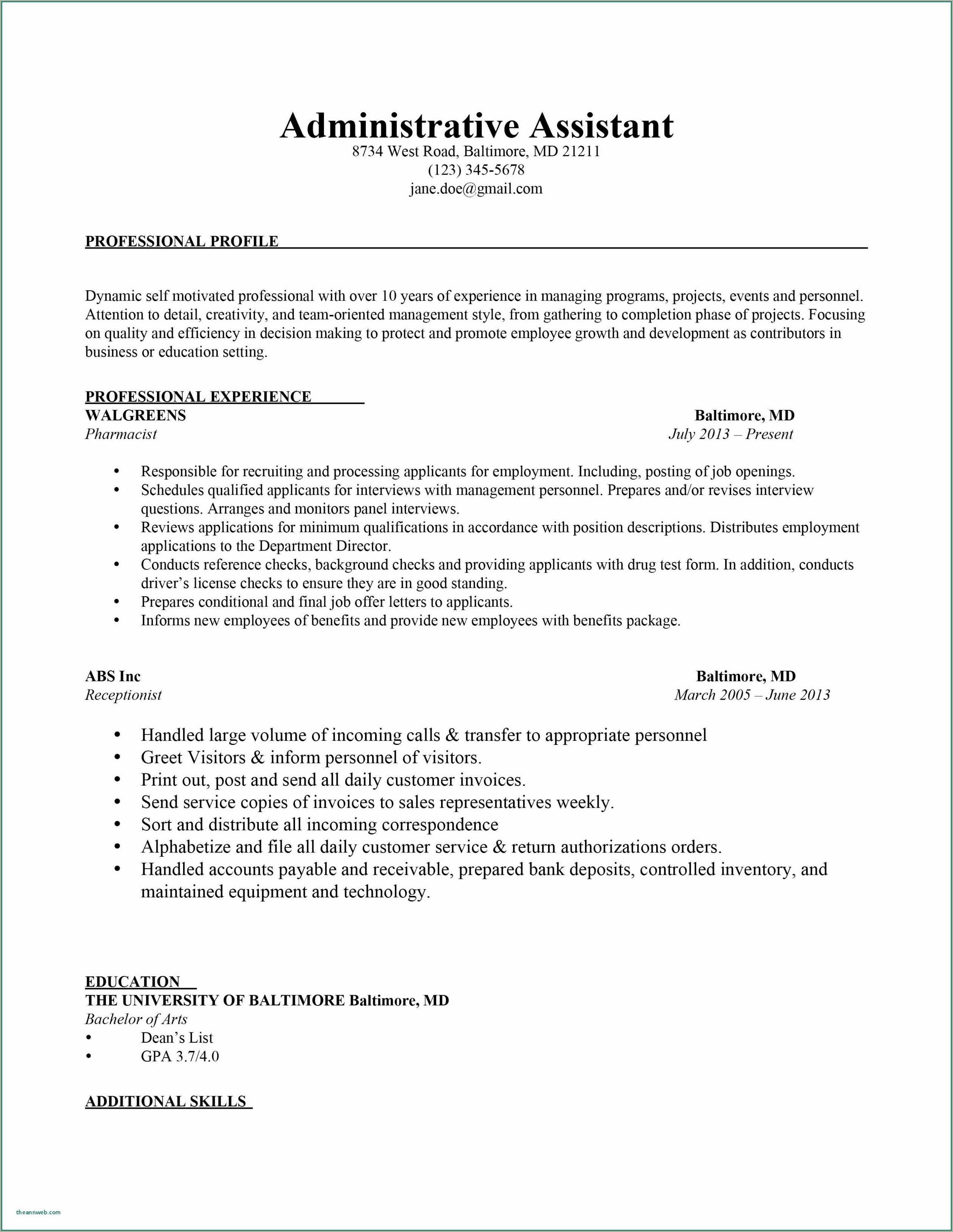 Accounts Receivable Analyst Resume Example - Resume Example Gallery