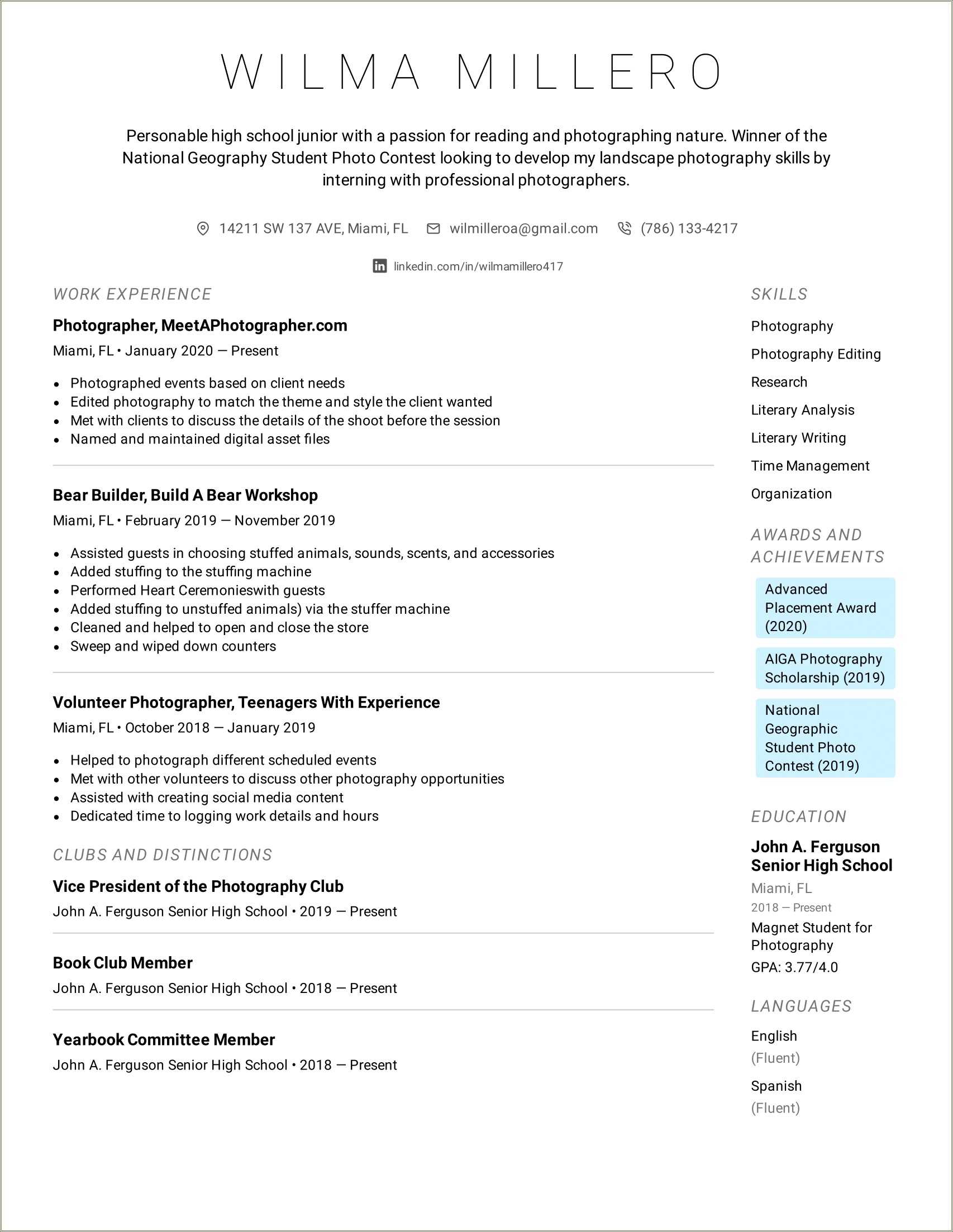 awards-and-achievements-resume-examples-resume-example-gallery