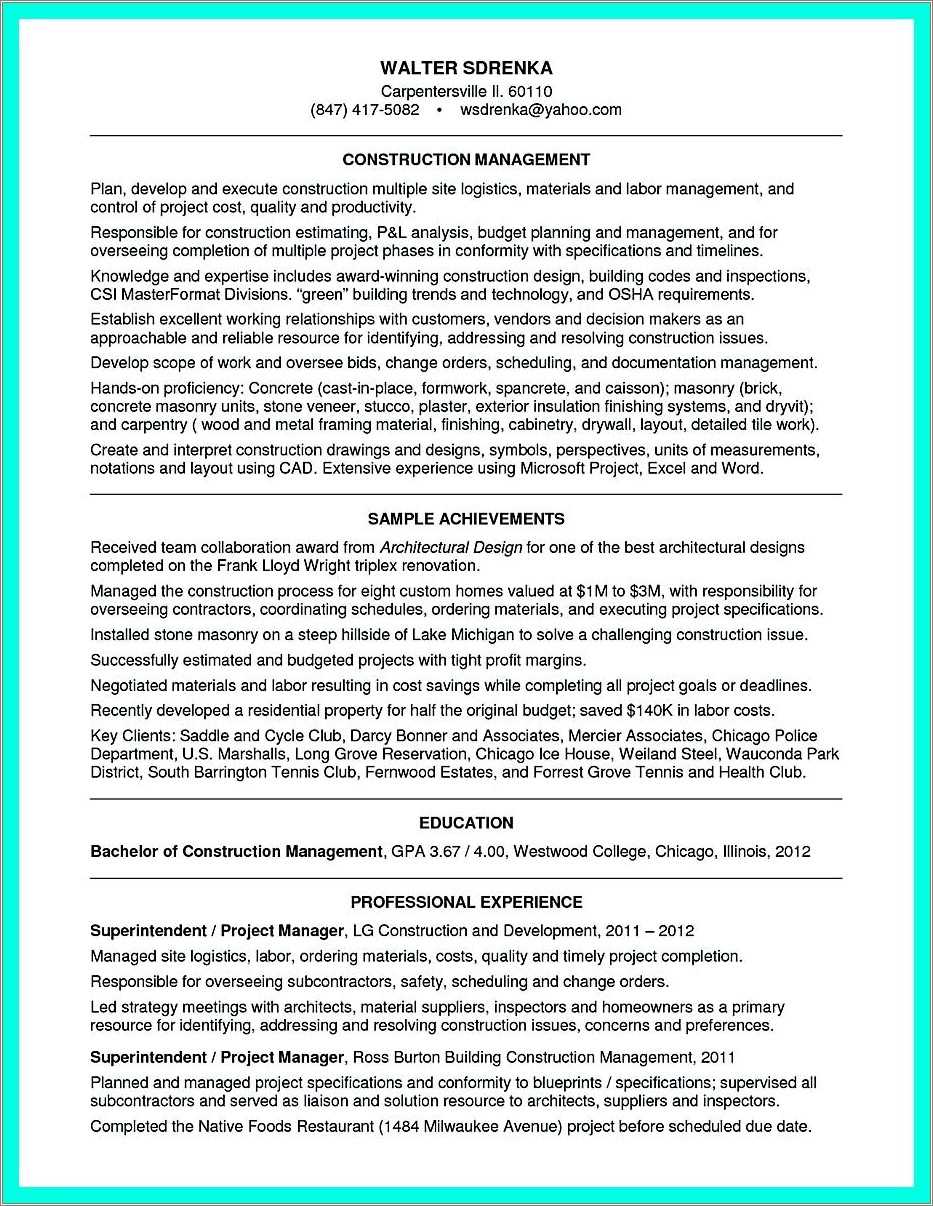 achievements-in-project-manager-resume-resume-example-gallery