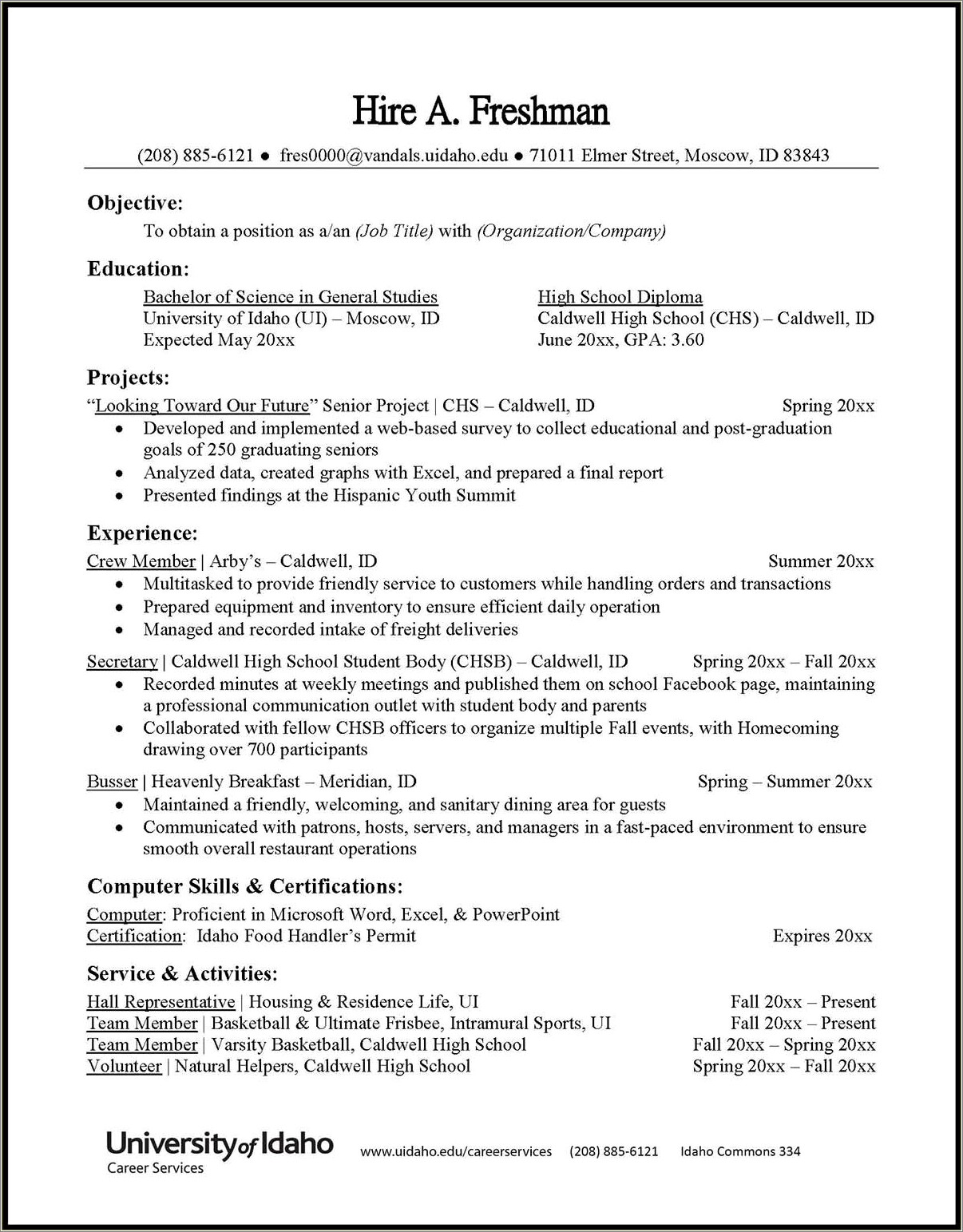 Sample Of College Activities Resume Resume Example Gallery