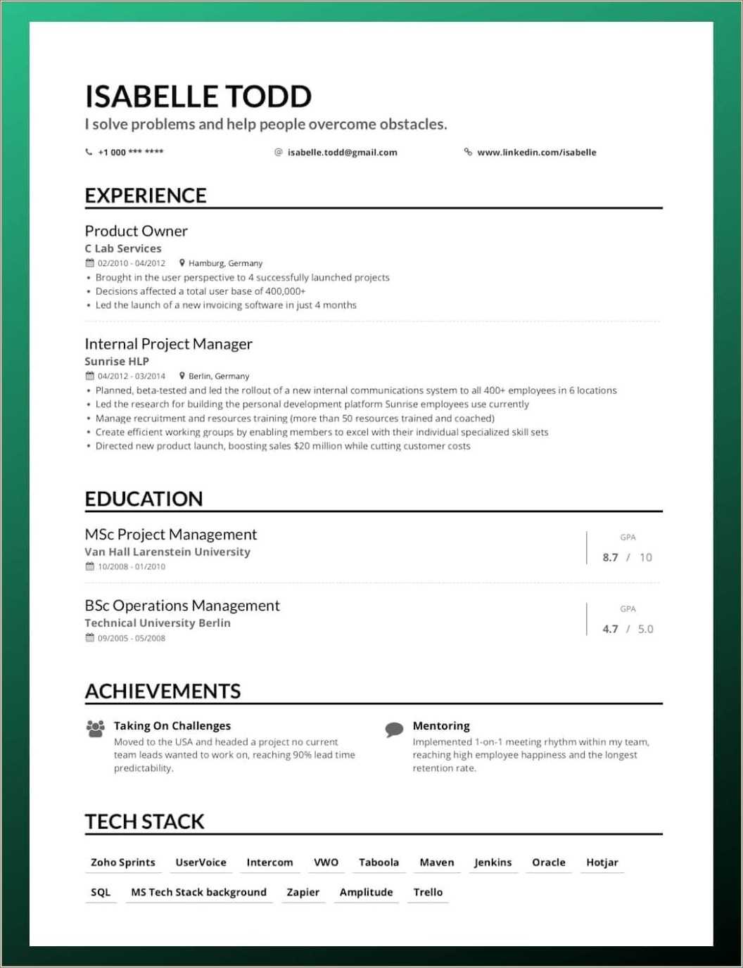 Adding Future Job To Resume - Resume Example Gallery