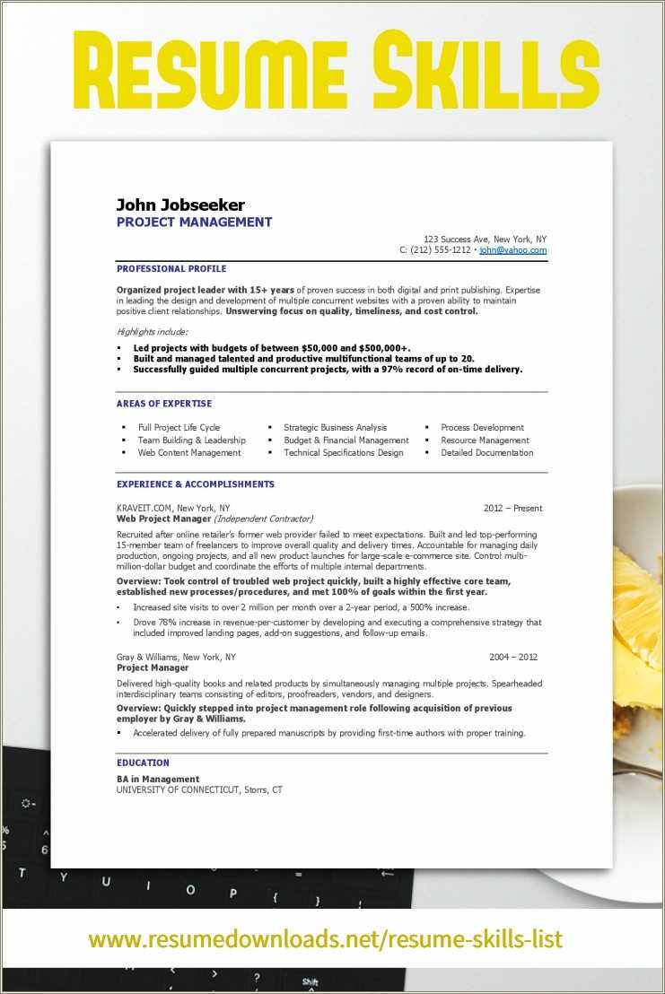 adding-skills-and-experience-resume-resume-example-gallery