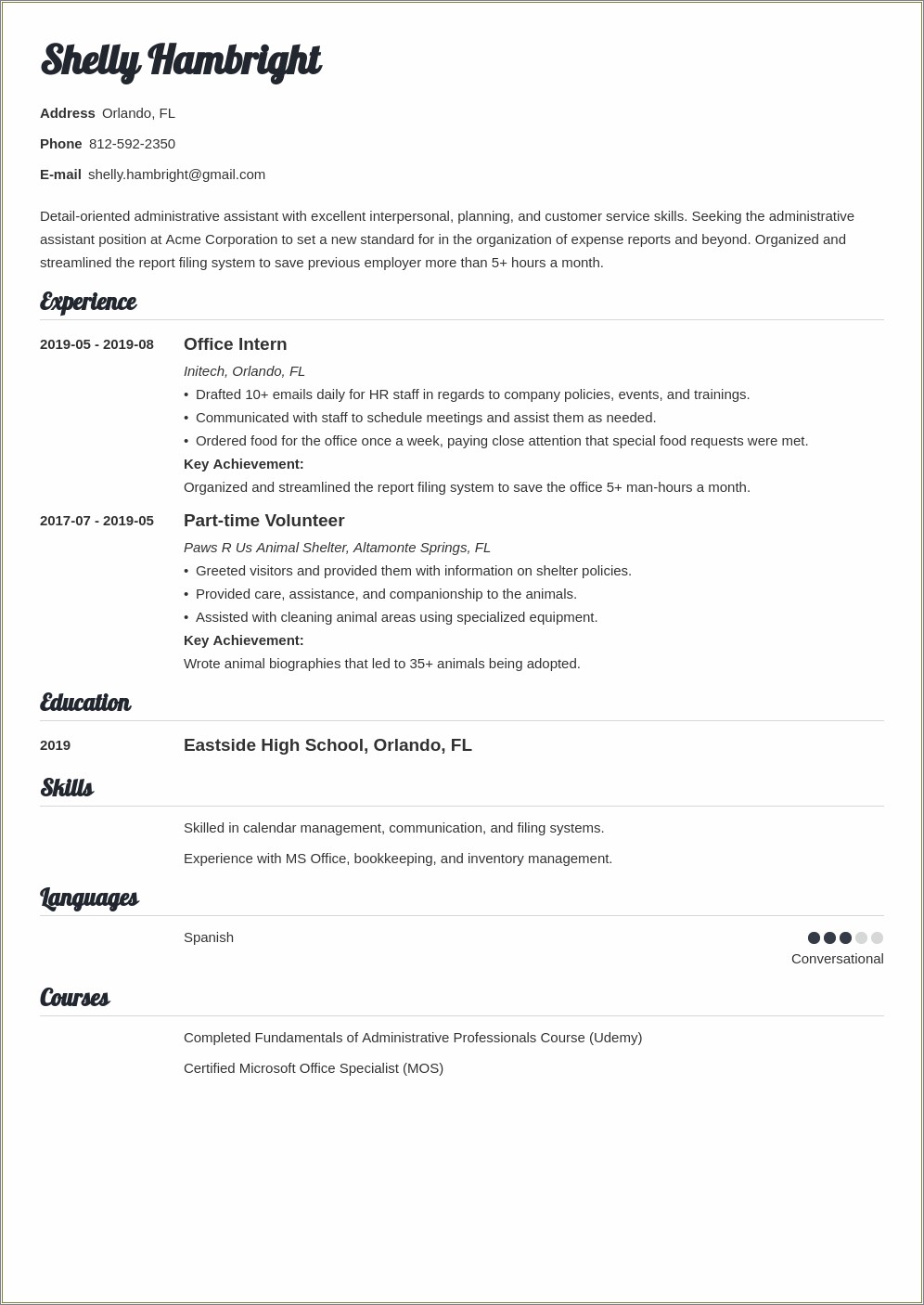 administrative-assistant-resume-objective-no-experience-resume