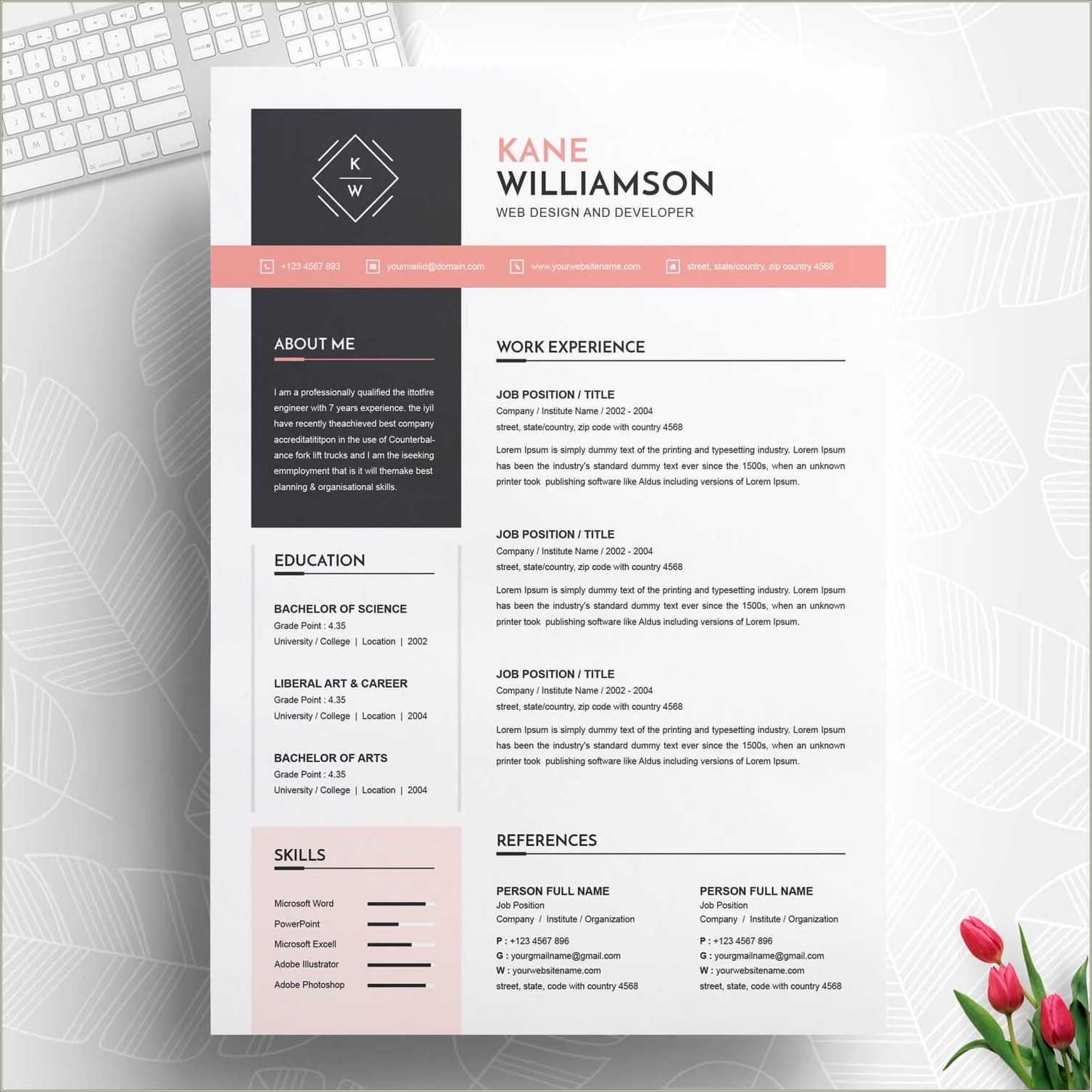 Entry Level Front End Developer Resume Sample