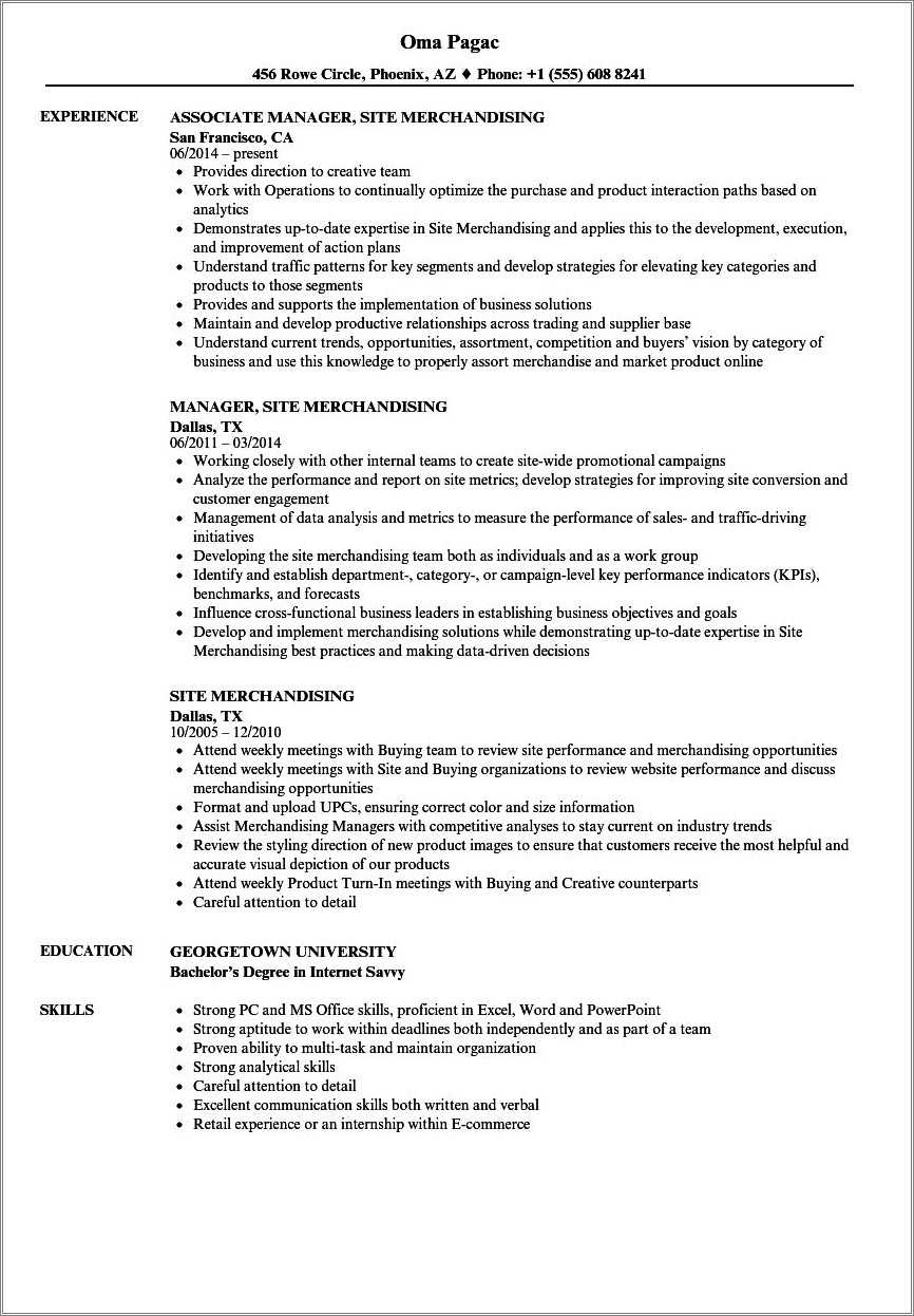 advantage-solutions-reset-merchandiser-resume-sample-resume-example