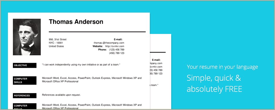 Any Actual Free Resume Builders Resume Example Gallery