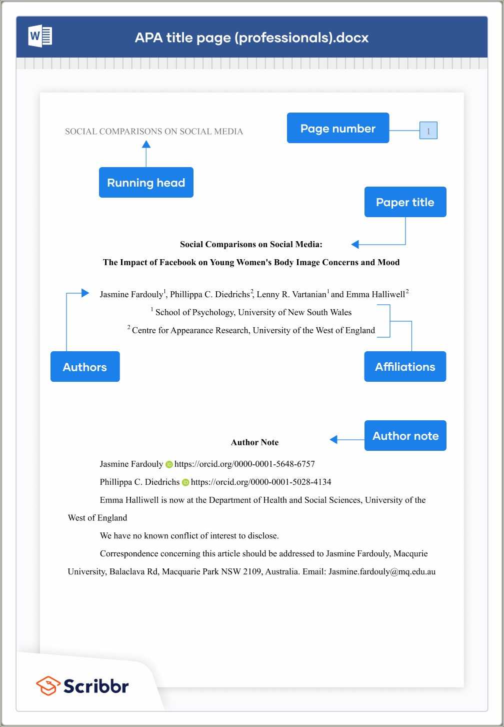 Apa Format Title Page Job Resume - Resume Example Gallery