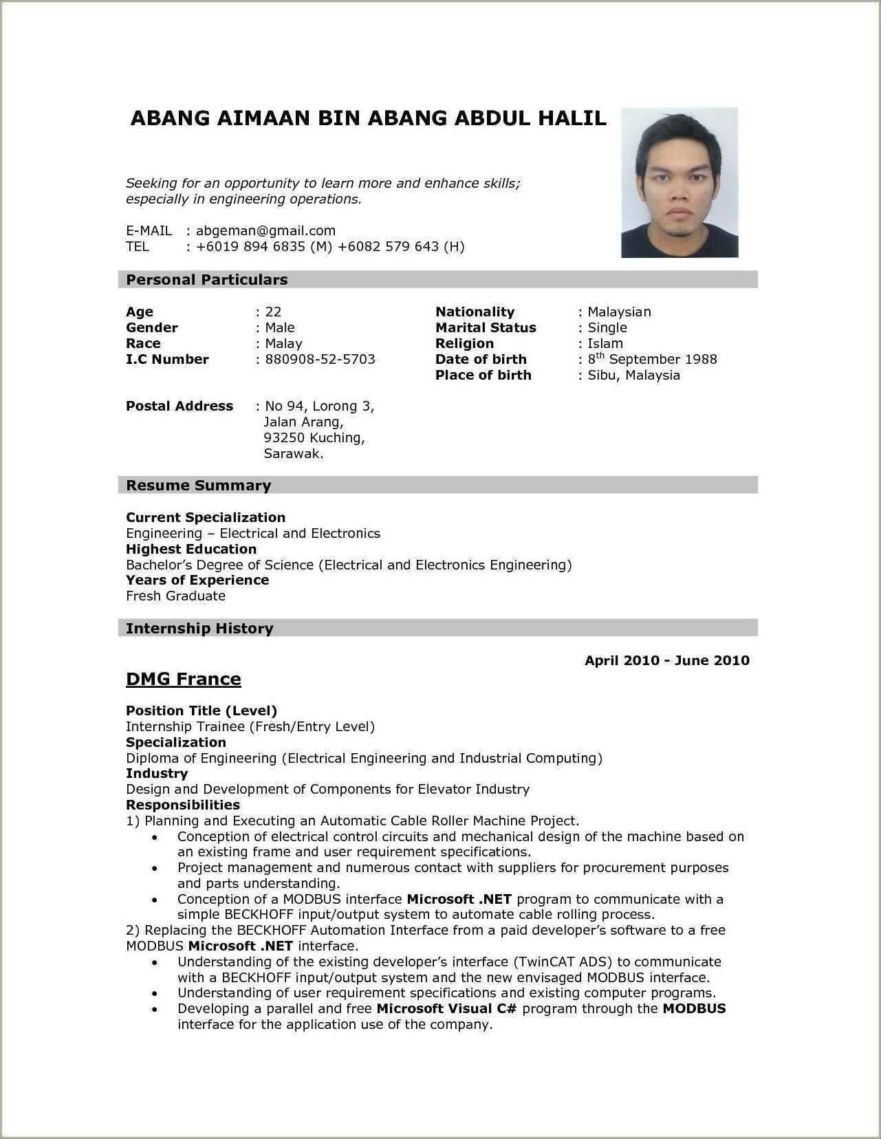 Applying For Jobs Resume Vs Write In Resume Example Gallery