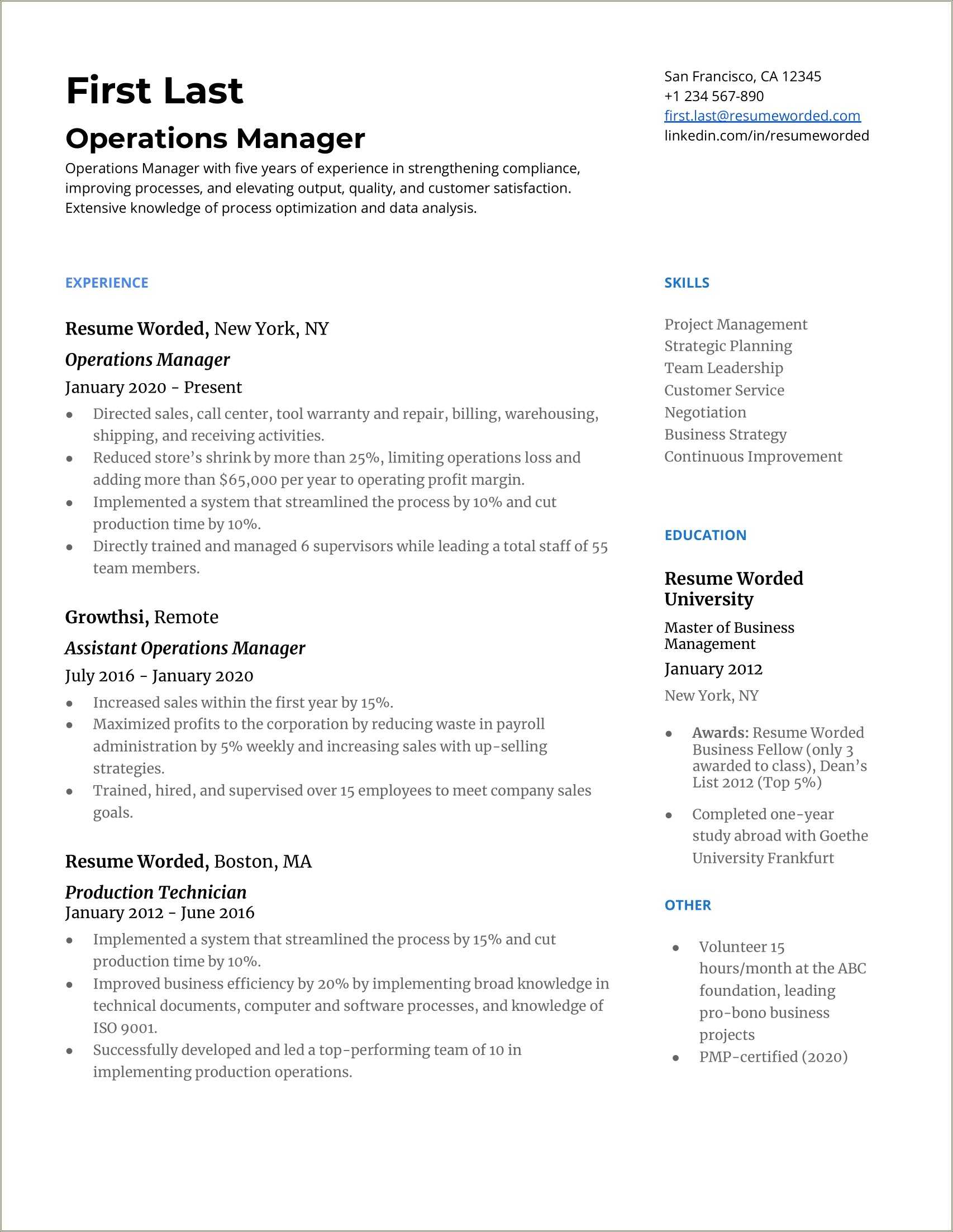 assistant-manager-resume-kfc-sample-resume-example-gallery