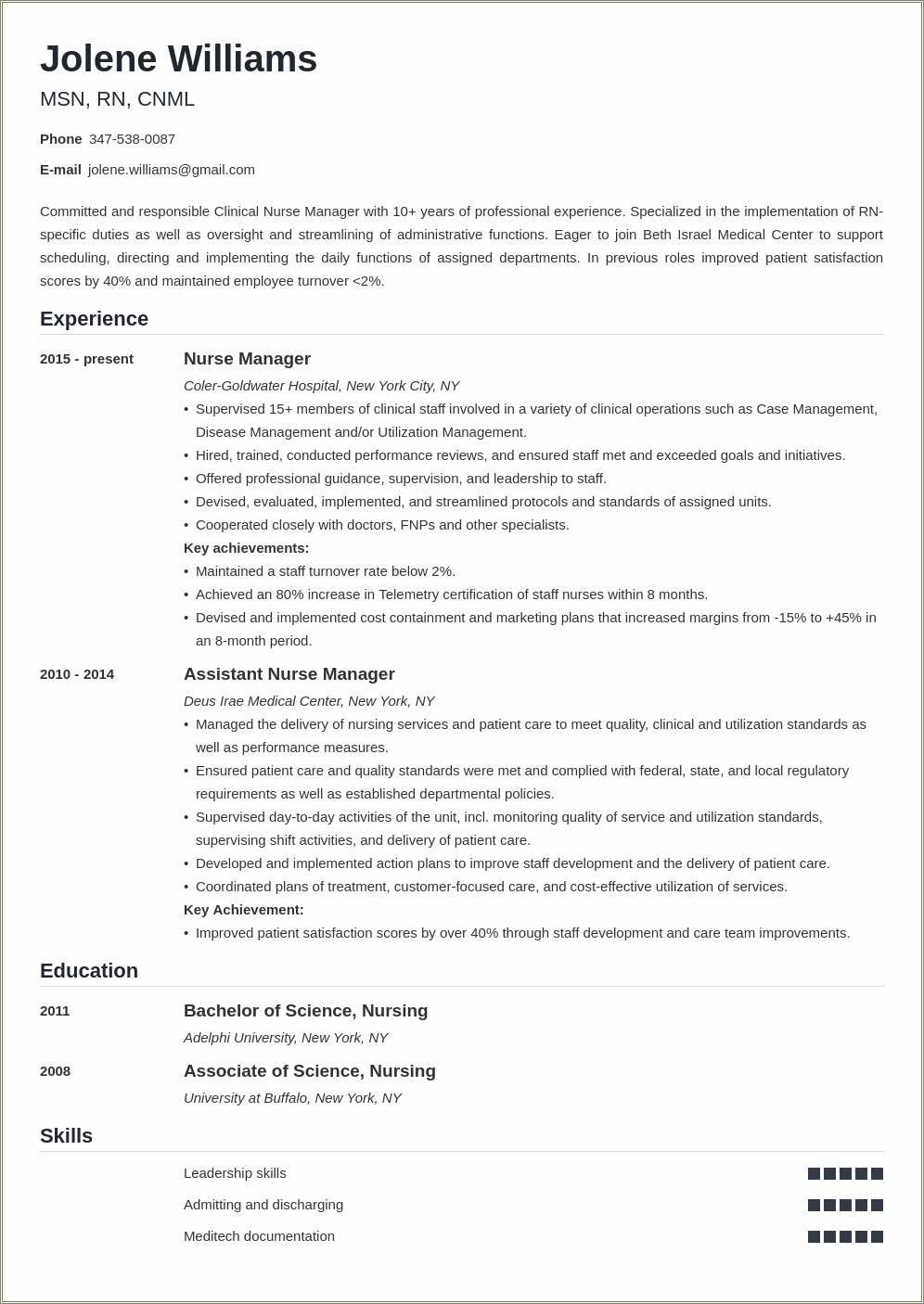 assistant-nurse-manager-resume-sample-resume-example-gallery