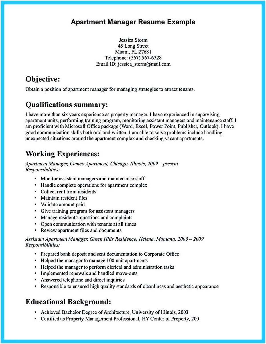 assistant-property-manager-objective-resume-resume-example-gallery