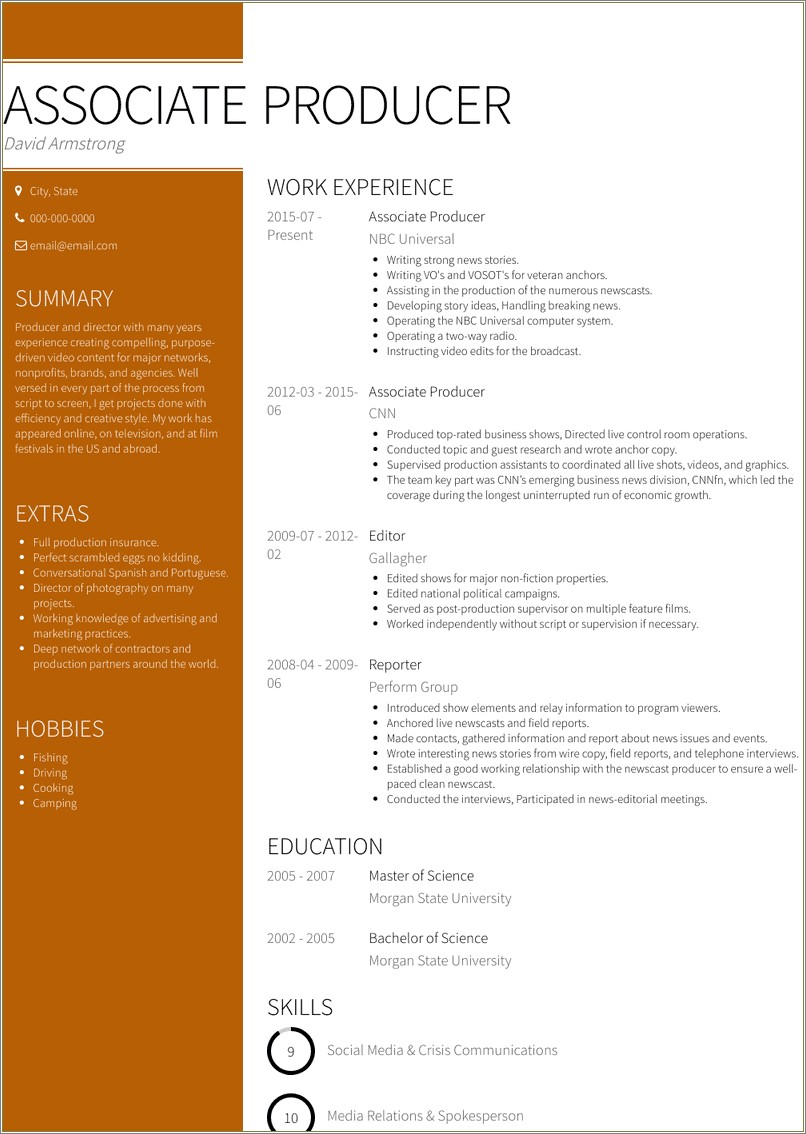 associate-producer-resume-with-no-experience-resume-example-gallery