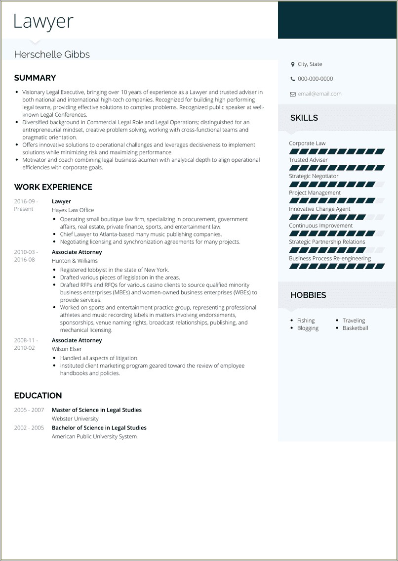 Attorney Job Description On Resume Resume Example Gallery