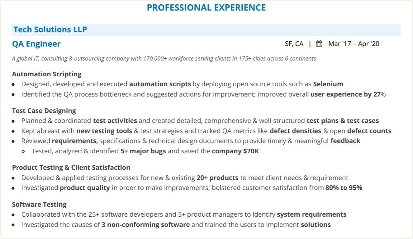 automation-testing-resume-for-2-years-in-experience-resume-example