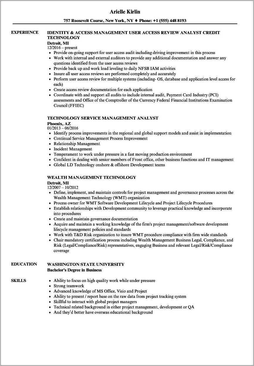 Bachelor Of Management Fresh Graduate Resume Sample - Resume Example ...