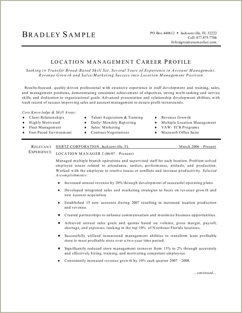 Bank Branch Manager Description For Resume Resume Example Gallery