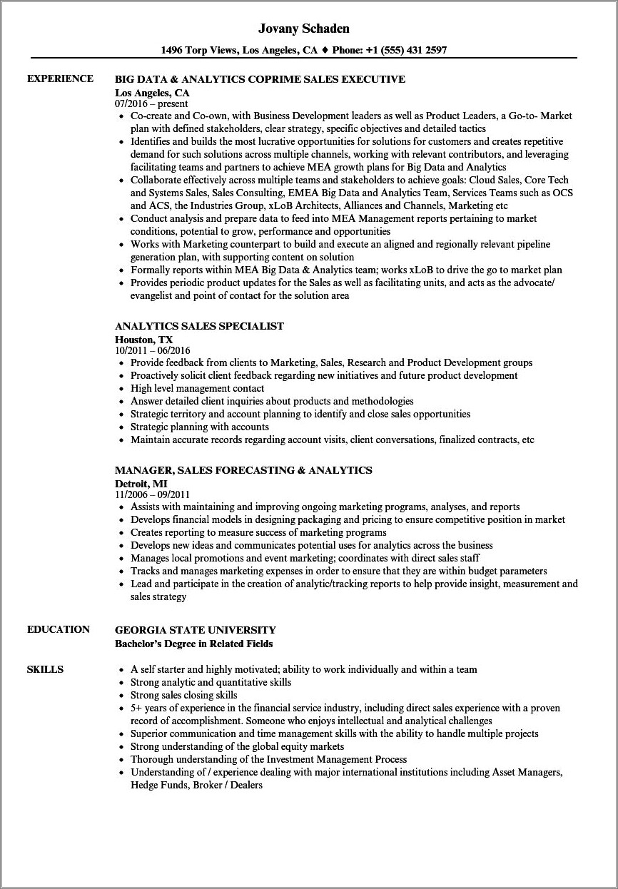 Bank Customer Churn Resume Predictive Modeling Resume Examples - Resume ...