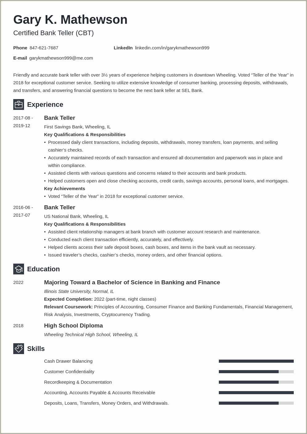 Bank Of America Order Management Resume Resume Example Gallery