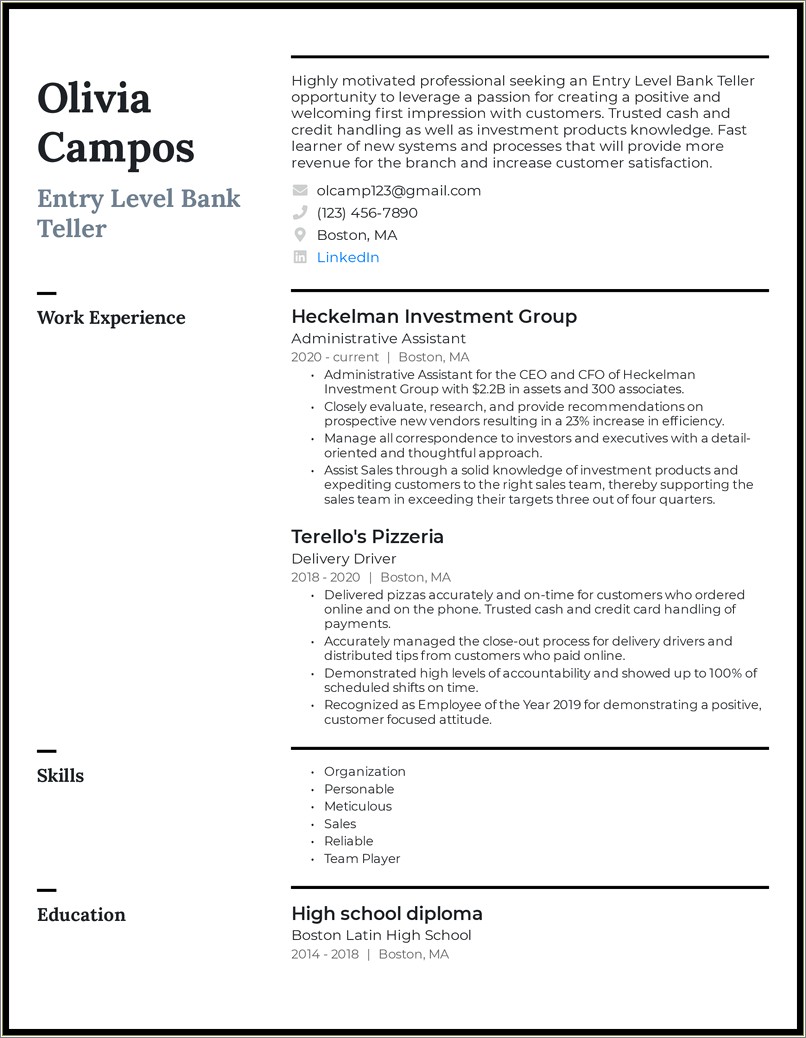 bank-teller-resume-cover-letter-samples-resume-example-gallery