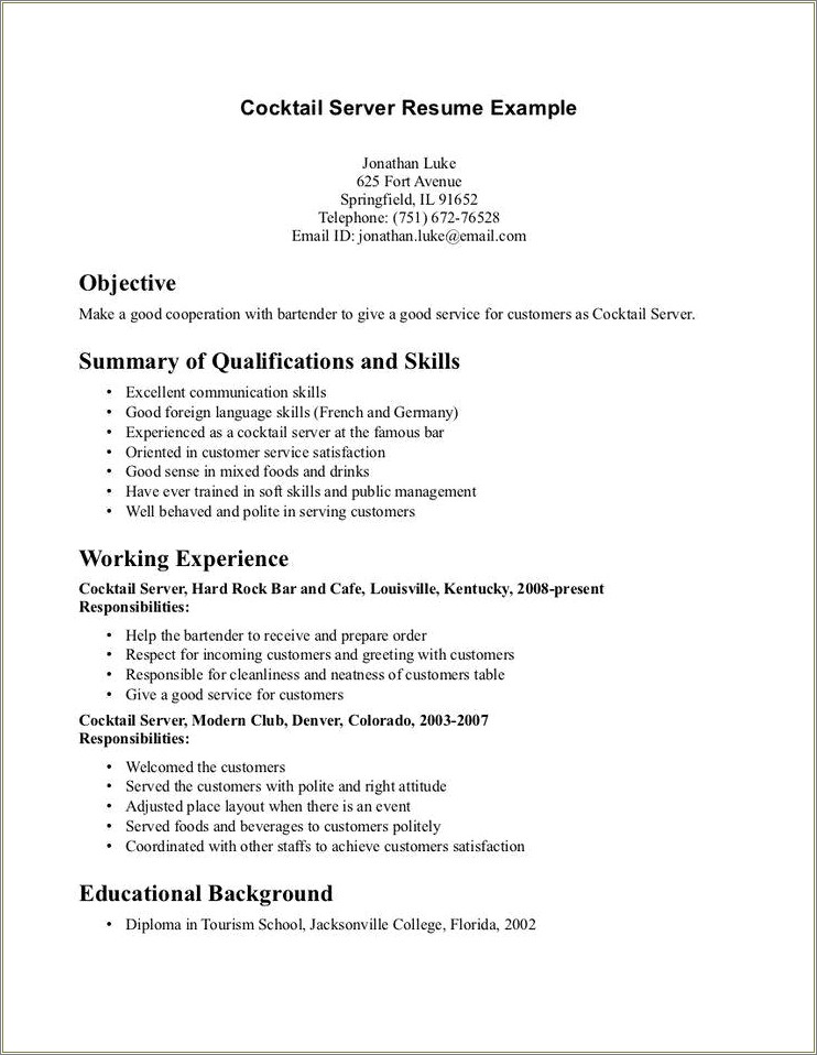 banquet-set-up-job-resume-resume-example-gallery