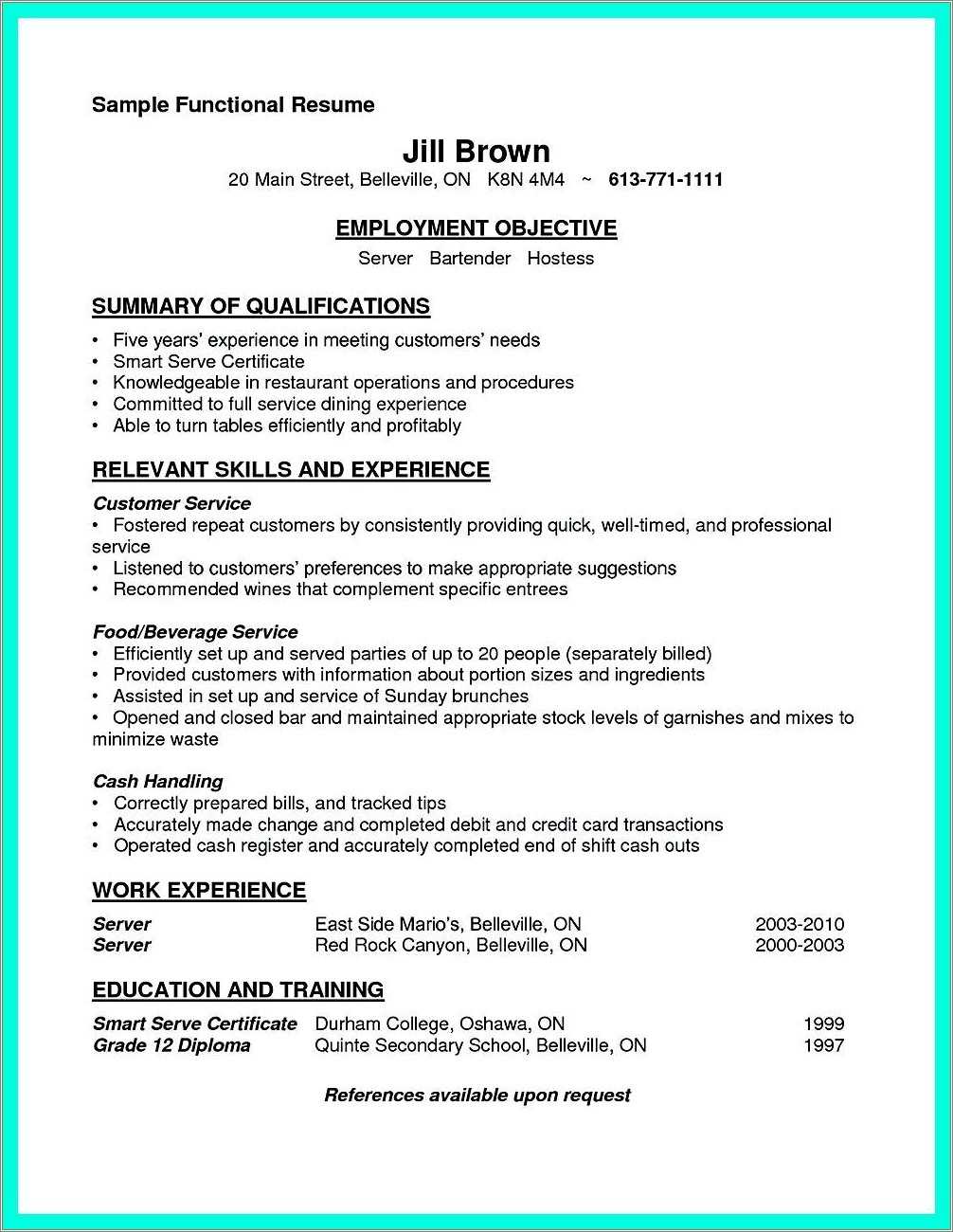 server-job-description-for-resume-example