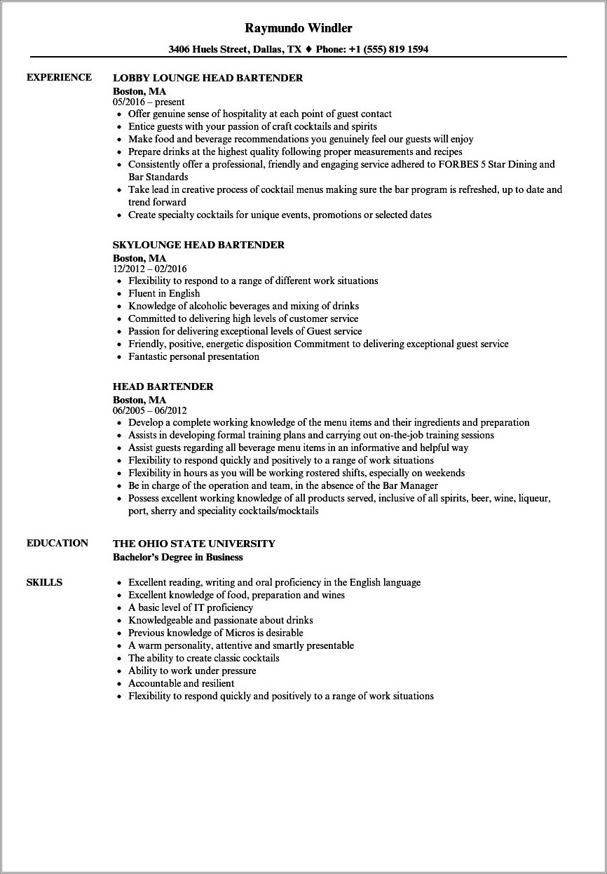 barback-resume-resume-templates-examples-resume-example-gallery