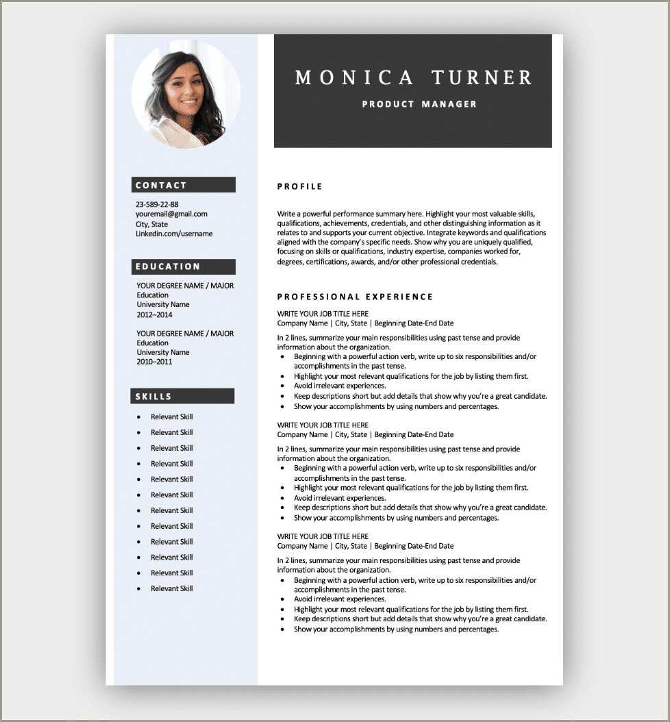 Basic Resume Template Free Download Resume Example Gallery