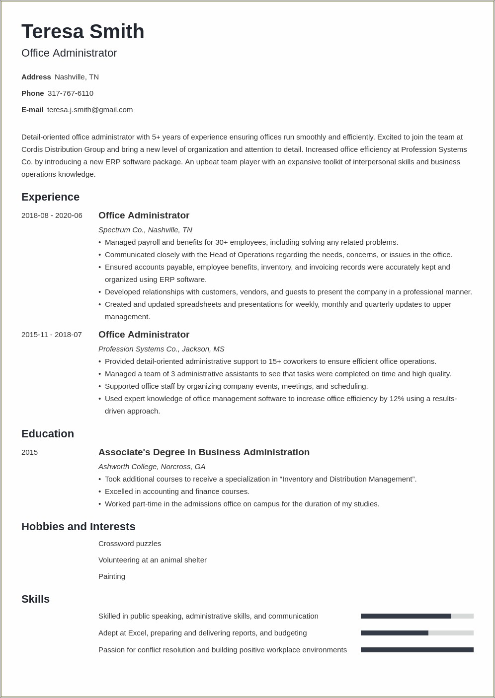 Benefits Administrator Job Description Resume Resume Example Gallery