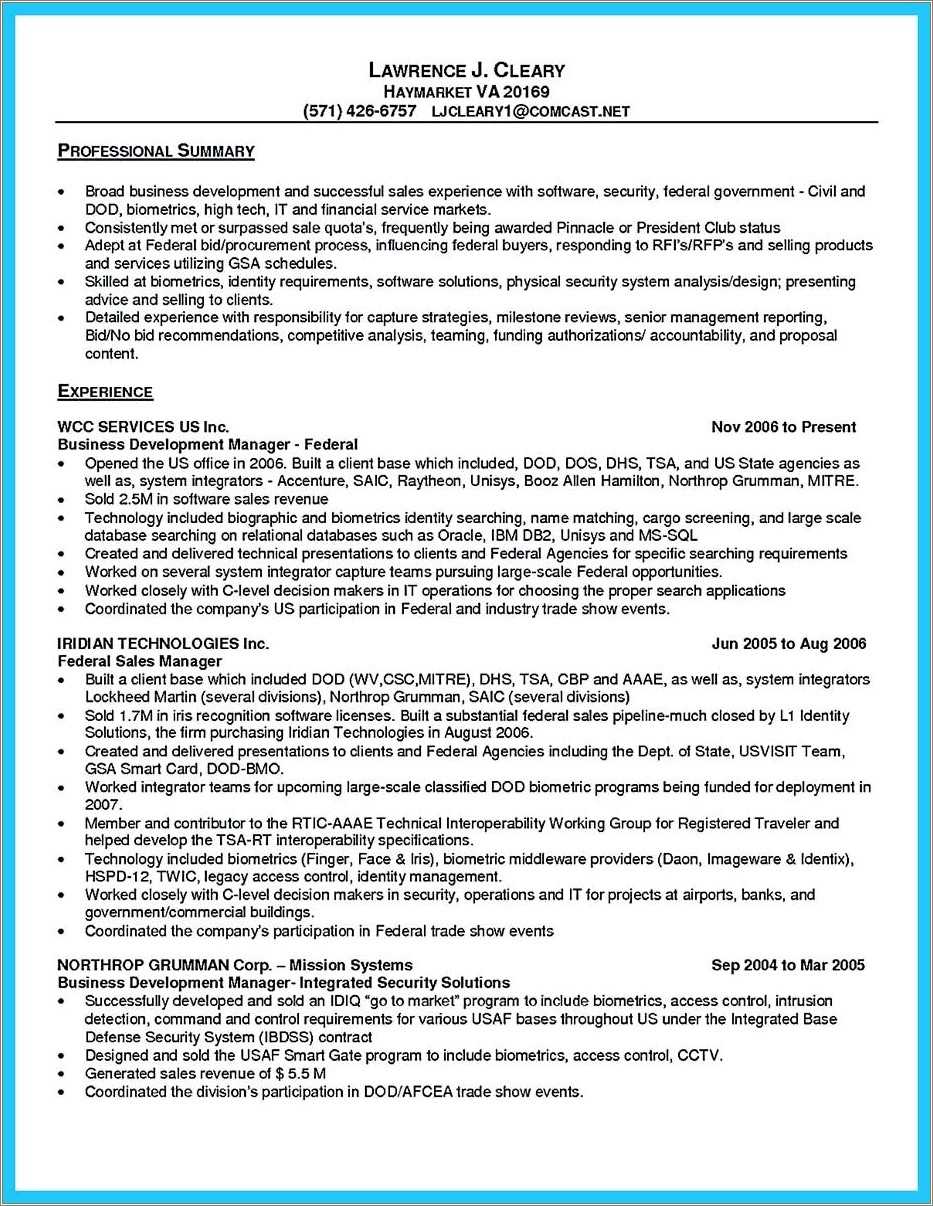 Best Bdm Resume Summary Statement Resume Example Gallery