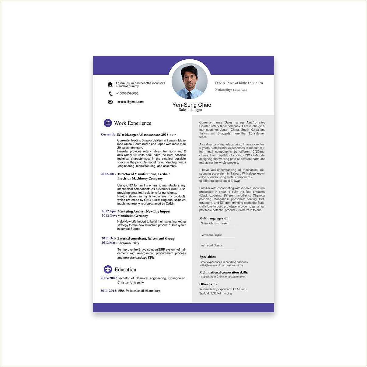 Best Characteristics For Marketing Resume Resume Example Gallery