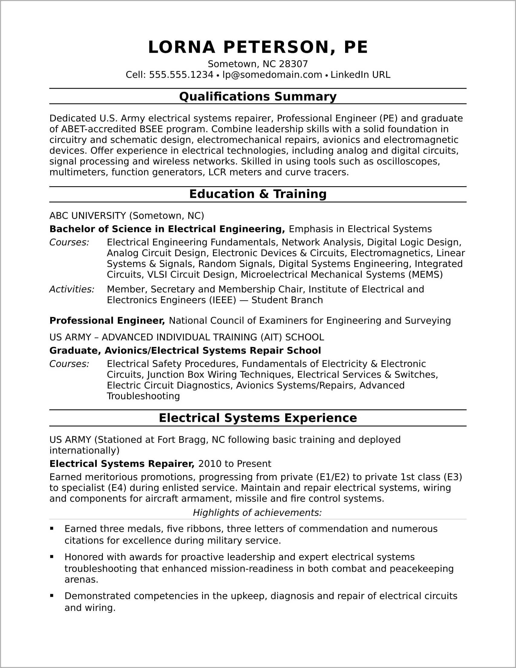 electrical-engineering-undergrad-resume-examples-resume-example-gallery