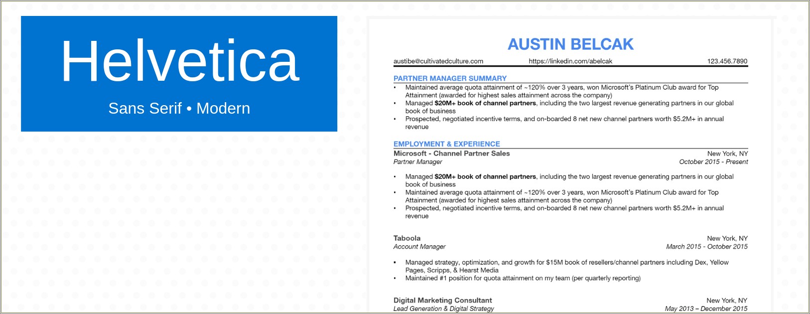 Best Font Size For Resume Australia