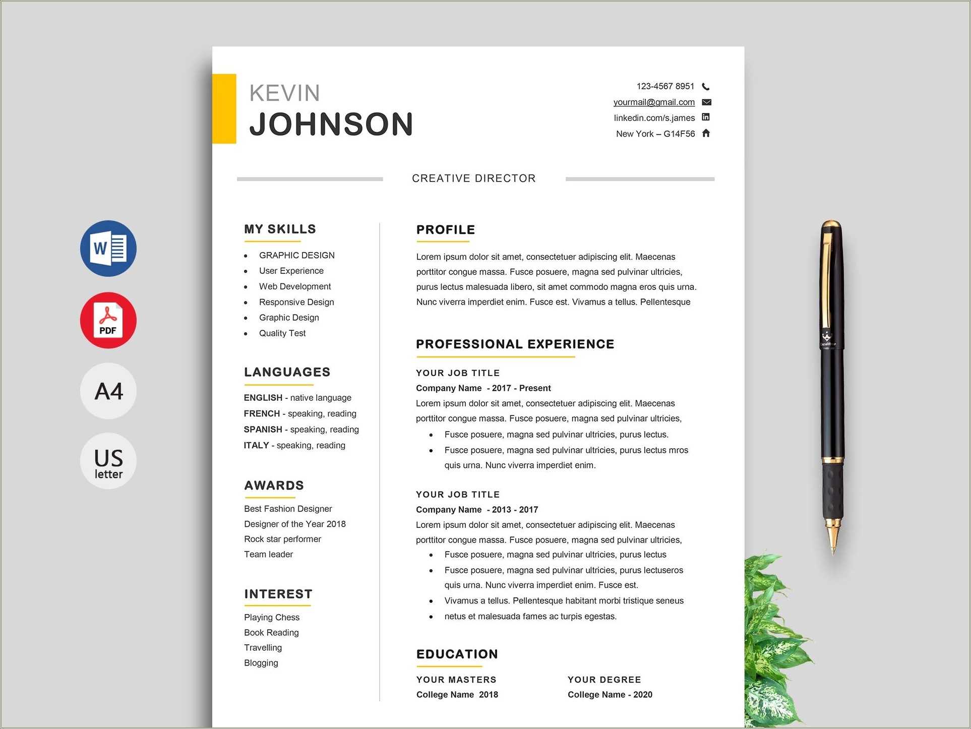 Best Format For Resume Sample Resume Example Gallery