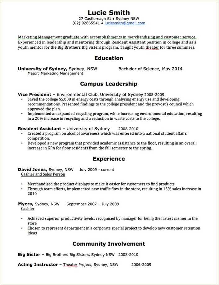 best-free-resume-template-australia-resume-example-gallery