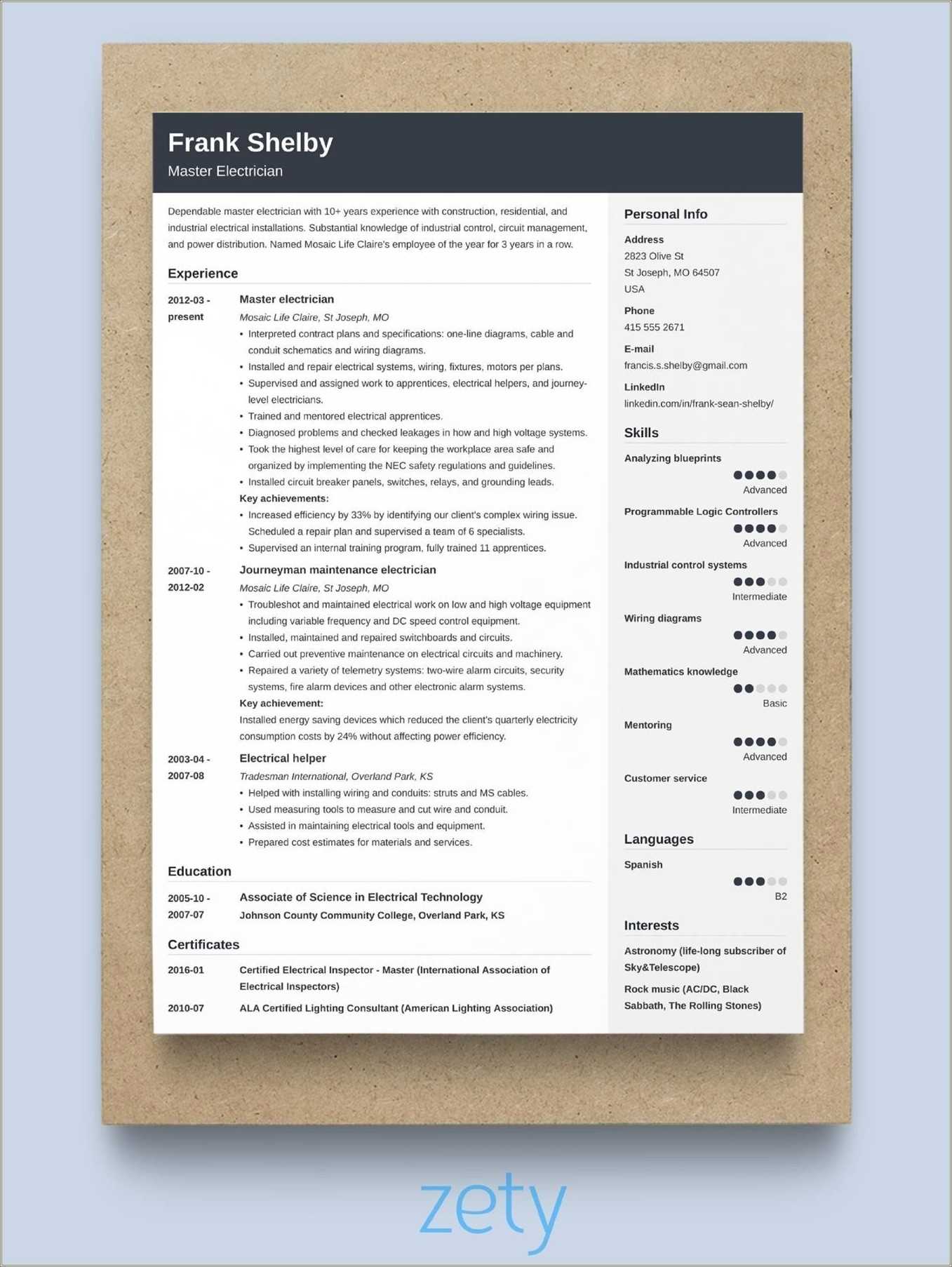 Best General Purpose Resume Formats Resume Example Gallery