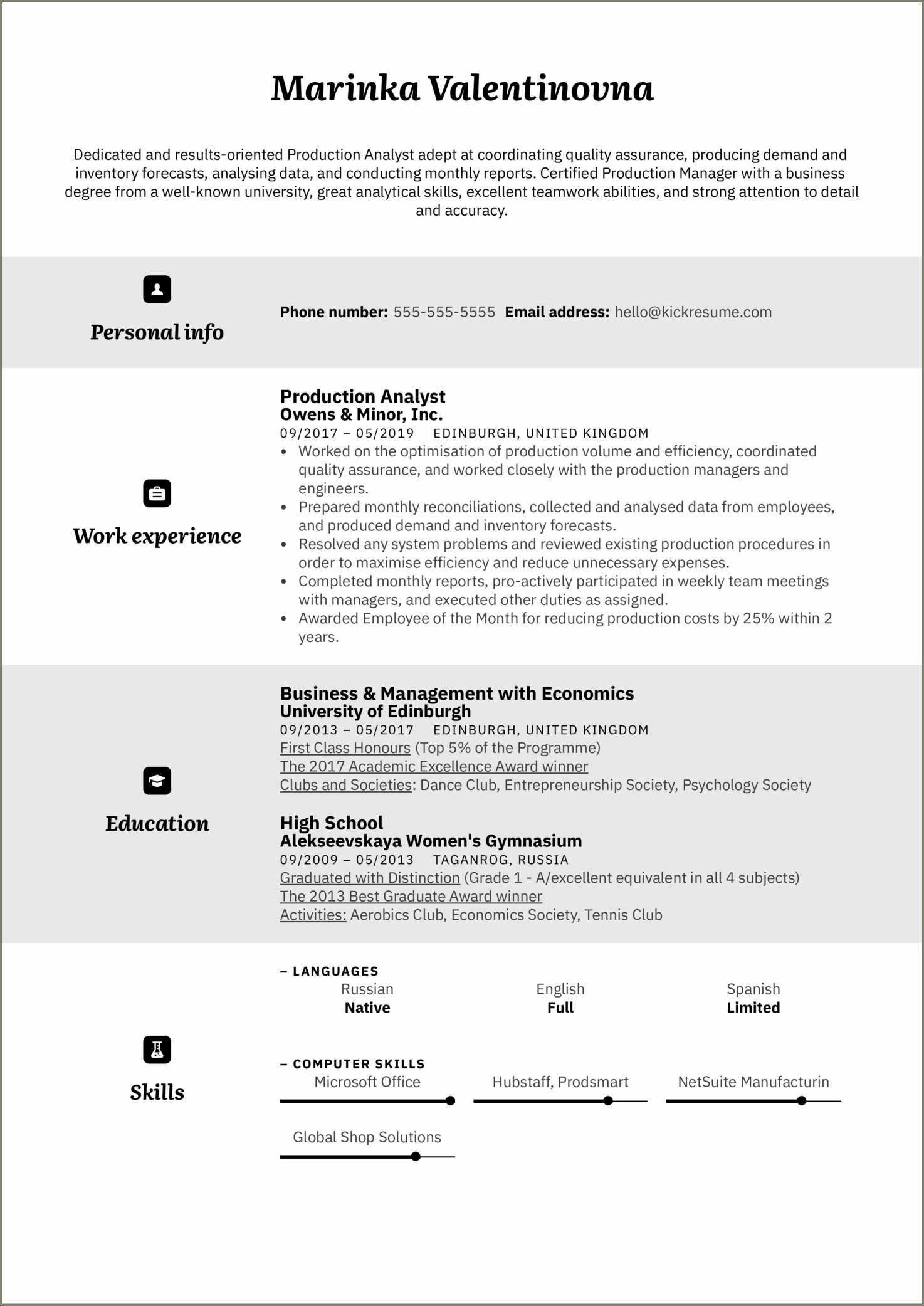 Best It Analyst Resume Sample - Resume Example Gallery