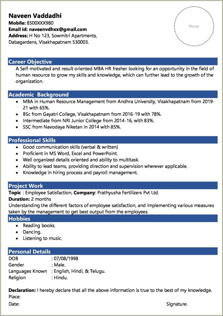 best-objective-for-a-fresher-resume-resume-example-gallery