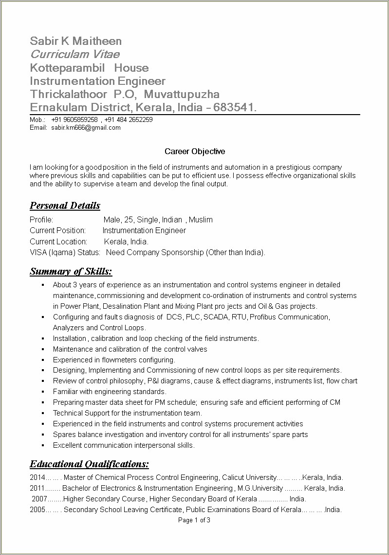 best-objective-for-electronics-engineering-resume-resume-example-gallery