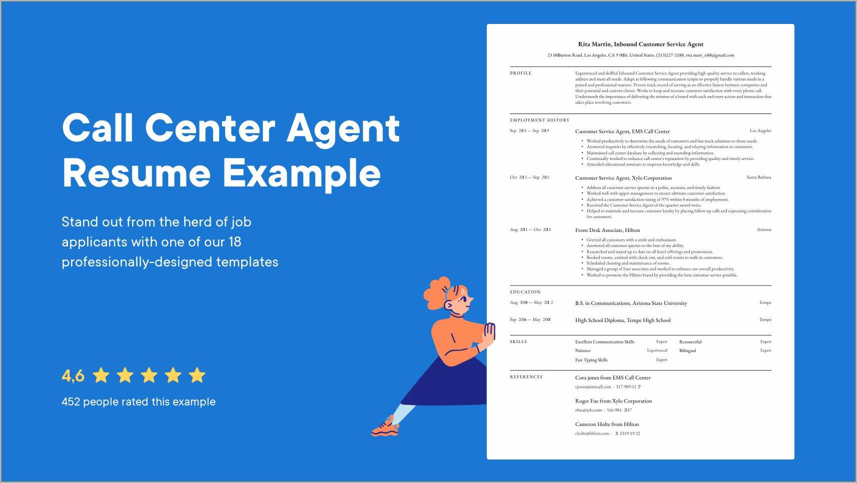 resume-for-call-center-agent-without-experience-resume-example-gallery