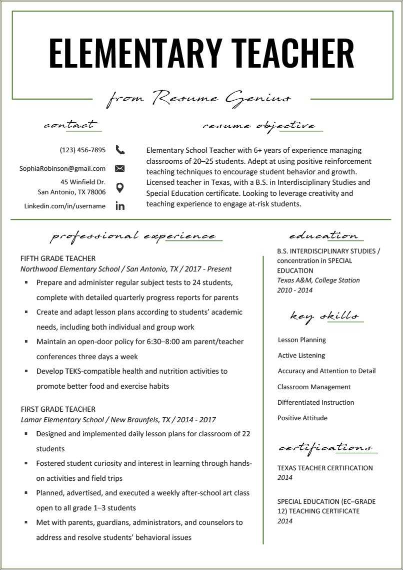 best-resume-objective-for-teachers-resume-example-gallery