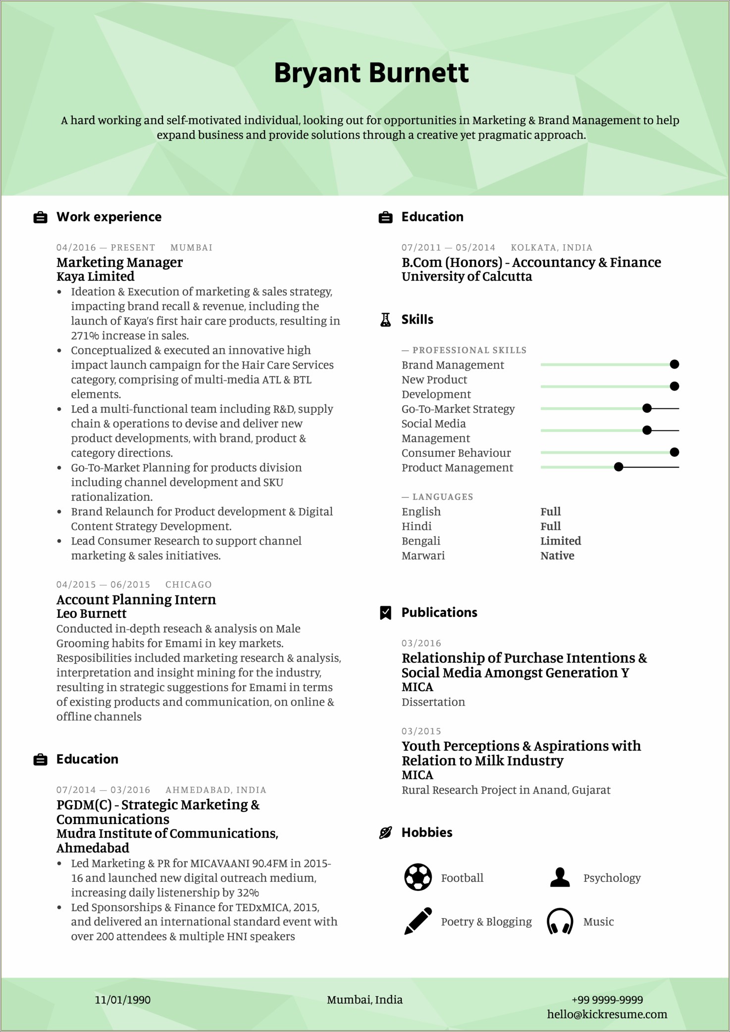 sample-marketing-resume-brand-manager-resume-example-gallery