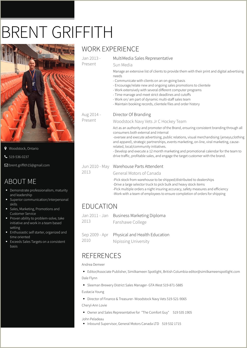 Sample Resume For Brewery Job Resume Example Gallery