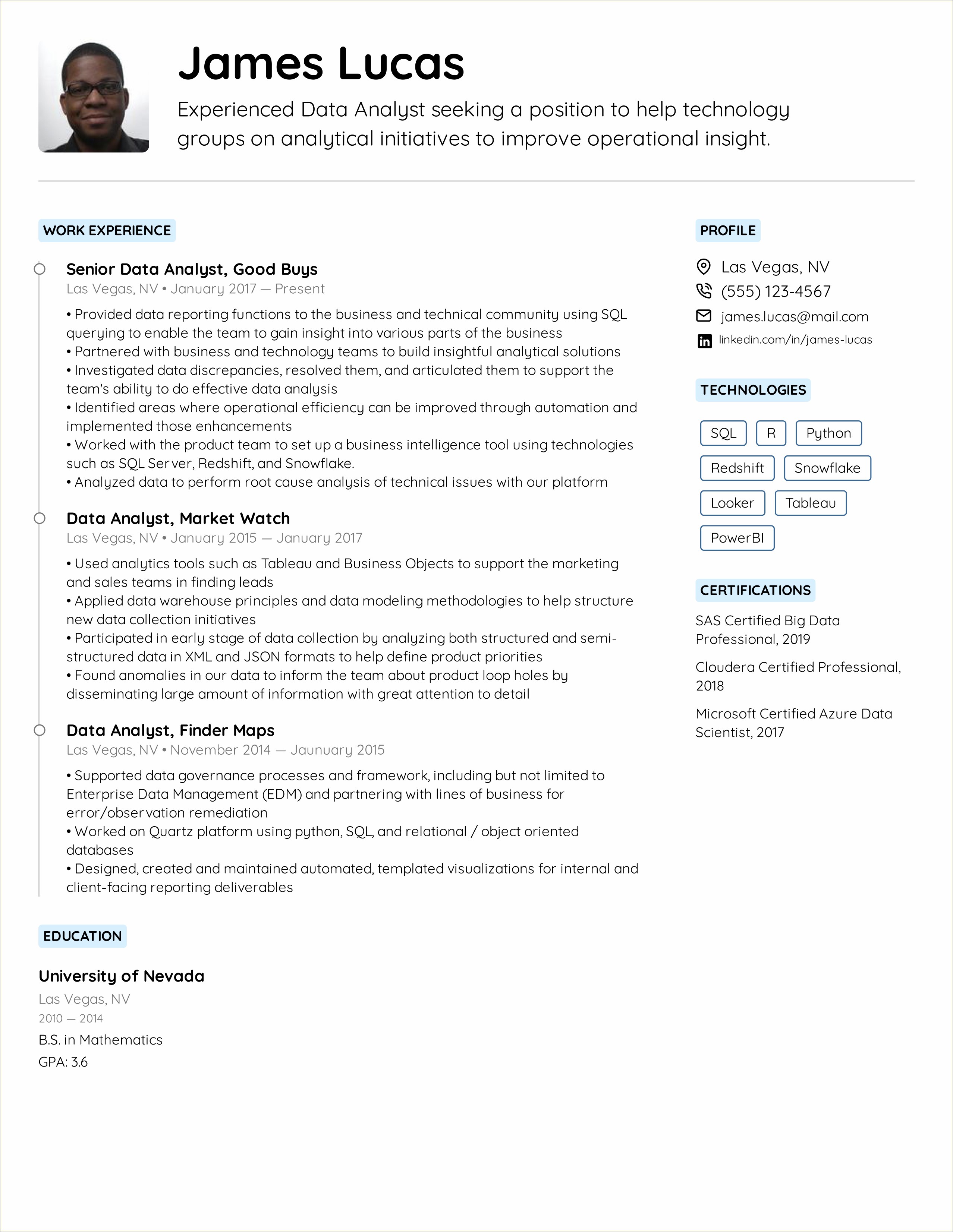 Business Analyst Resume Skills List Resume Example Gallery