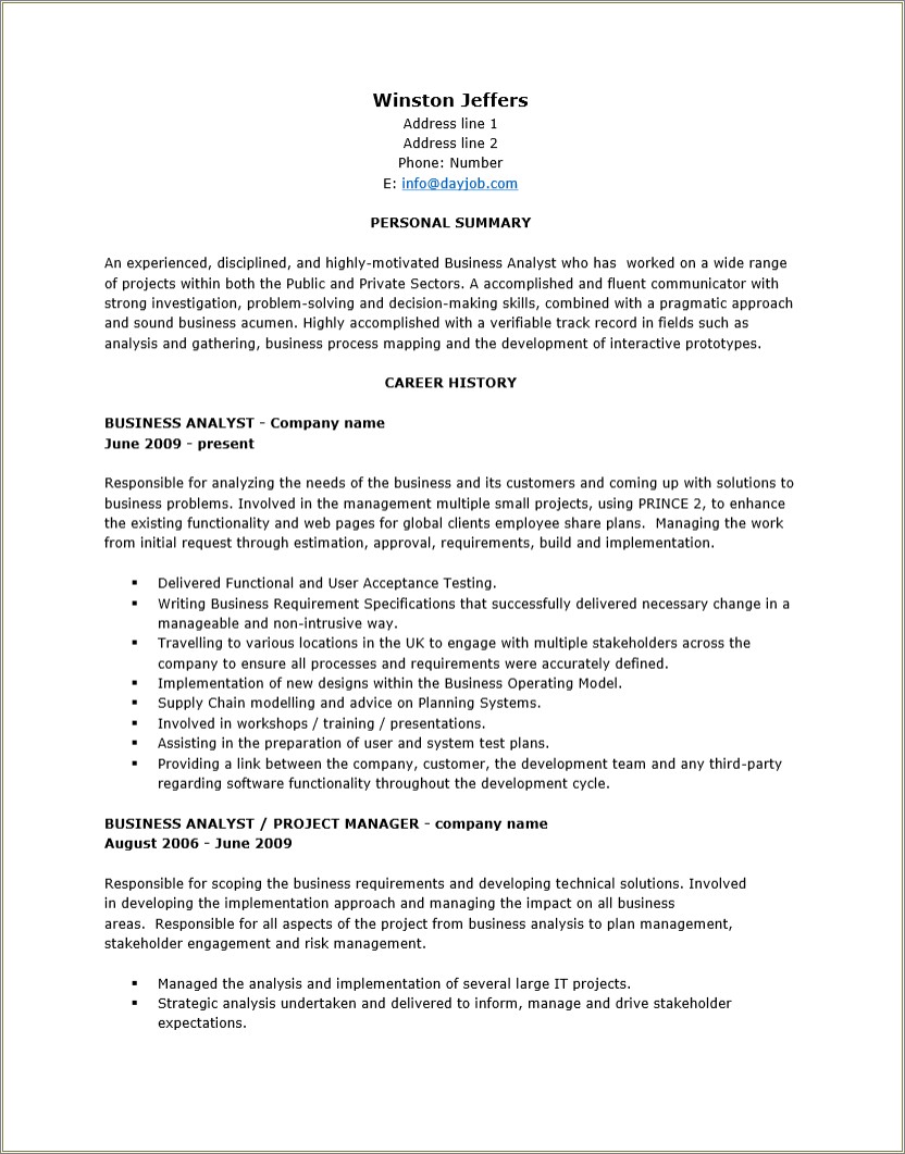 project-management-experience-resume-sample-resume-example-gallery