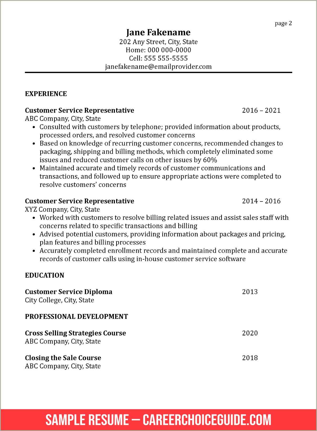 Inbound Call Center Resume Sample Resume Example Gallery